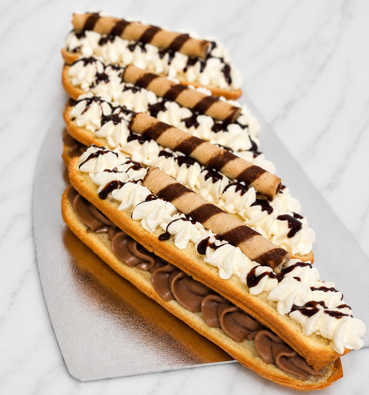 Éclair Géant Chocolat & Gaufrettes