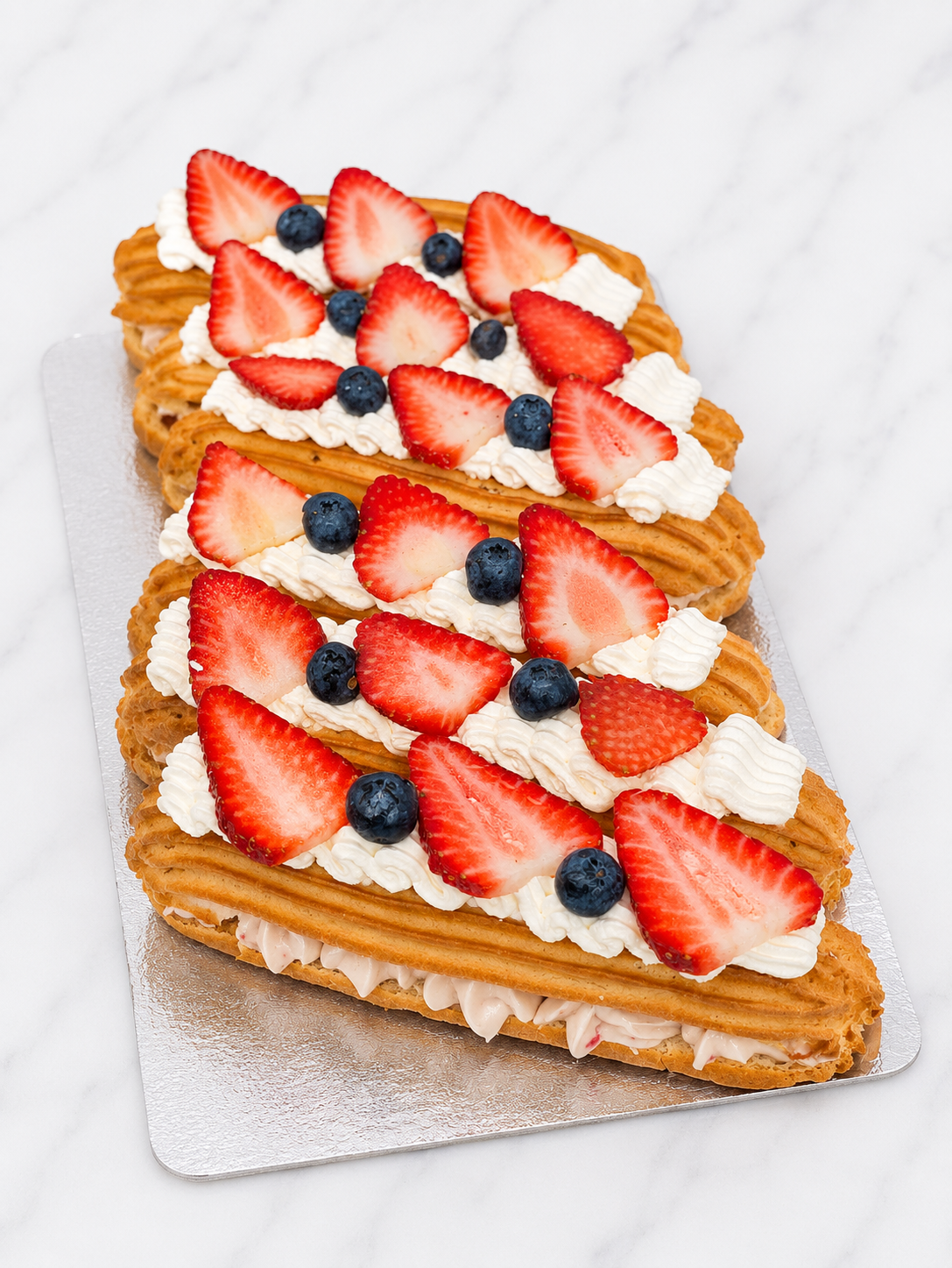 Éclairs Fraise des Bois