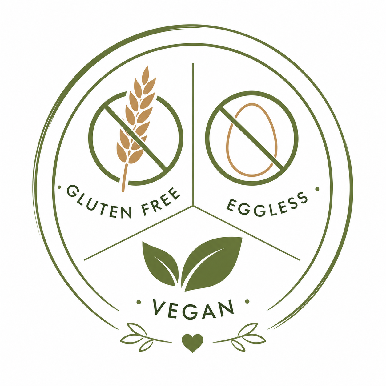 Vegan, gluten free, and eggless