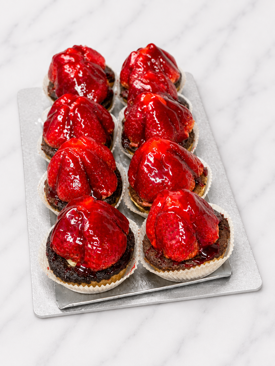 Tartelettes Fraise Miroir